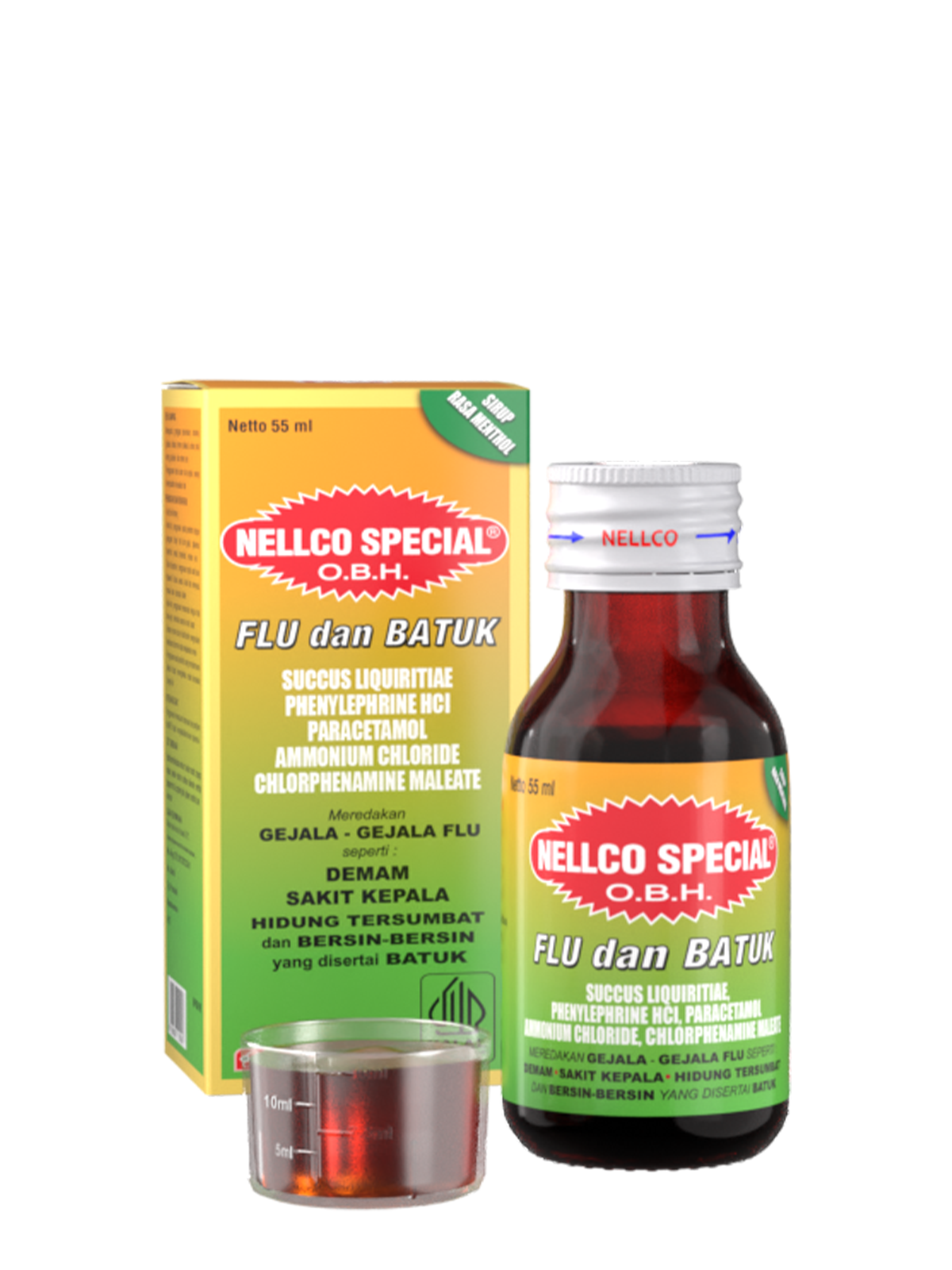 NELLCO SPECIAL OBH FLU & BATUK 55 ML