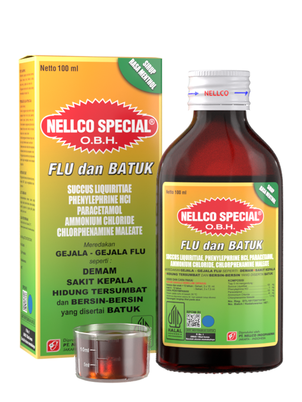 NELLCO SPECIAL OBH FLU & BATUK 100 ML